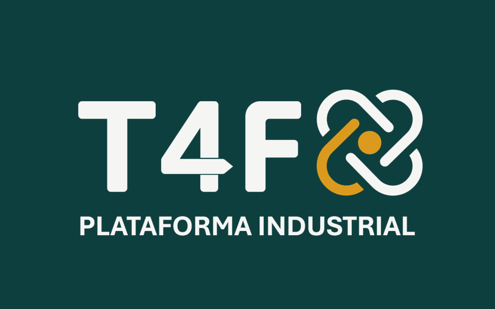 Marca T4F, mandala dos quatro pilares ao lado do logotipo e da tagline.